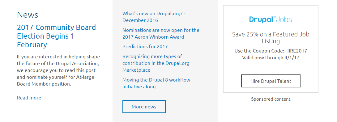 Drupal Content Management System